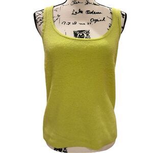 A New Day Sweater Tank Top Size XL Lime Green